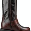 Stivali Donna Nero Pelle Eleganti Comodi Taglie 37 38 39-3
