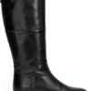 Stivali Donna Nero Pelle Eleganti Comodi Taglie 37-41 EU-0