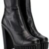 Scarpa Donna Nero MarcaX in pelle elegante-1