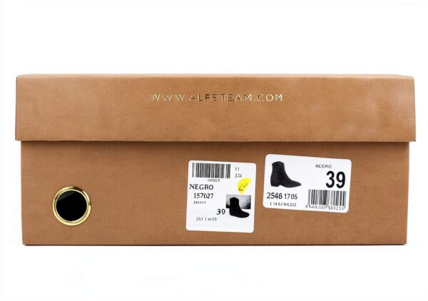 Sneaker donna ALPE CECILE nero in pelle 37 EU-7