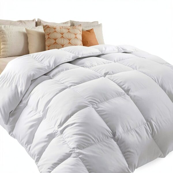 Piumone naturale Alpes Blanc Bianco Cotone-1