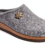 Pantofole BIO ALPES Grigio Feltro Donna Comfort-0