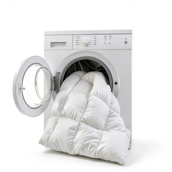 Piumone naturale Alpes Blanc Bianco Cotone-4