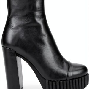 Scarpa Donna Nero MarcaX in pelle elegante-0
