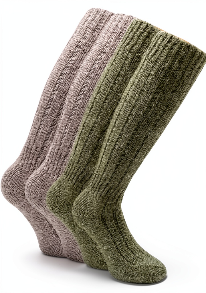 Calze Alpaca LP modello Alpes in vista laterale