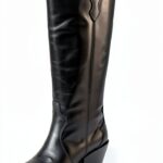Scarpe Western Nero ALPE su pelle pull on-0
