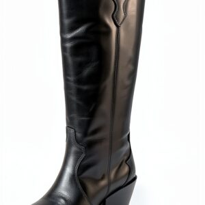 Scarpe Western Nero ALPE su pelle pull on-0