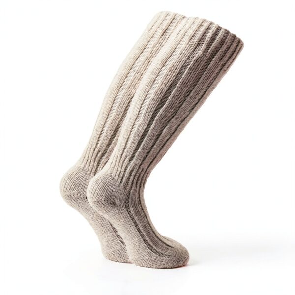 Calze Alpaca LP Unisex Sabbia Verde Comfort-2