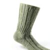 Calze Alpaca LP Unisex Sabbia Verde Comfort-3