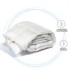 Piumone naturale Alpes Blanc Bianco Cotone-3