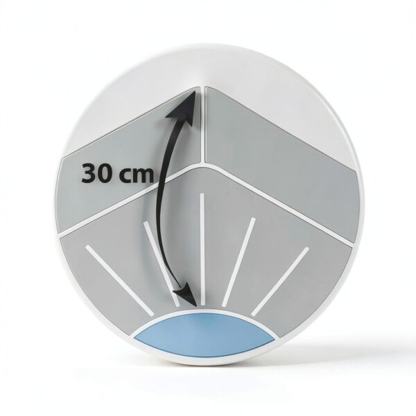 Alpes Blanc Coprimaterasso 100% Cotone 400 g/m² Cuffia 30 cm-3