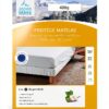 Alpes Blanc Coprimaterasso 100% Cotone 400 g/m² Cuffia 30 cm-4