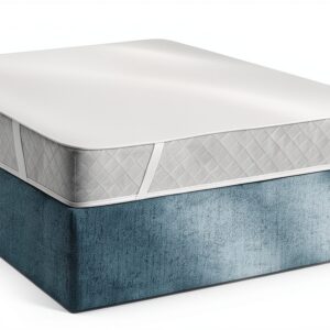 Alpes Blanc Coprimaterasso Impermeabile in Cotone 200 g/m² Bianco-0