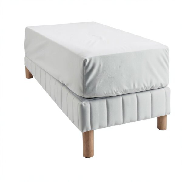 Alpes Blanc Coprimaterasso 100% Cotone 400 g/m² Cuffia 30 cm-5