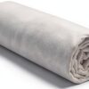 Alpes Blanc Lenzuolo con Angoli 140x190 cm Bianco 78 Fili Cotone-1