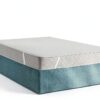 Alpes Blanc Coprimaterasso Impermeabile in Cotone 200 g/m² Bianco-1