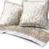 Alpes Blanc - Set di lenzuola Flanella Fleuris 4 pezzi, grigio petalo-0