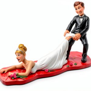 FUNNY COLLECTION MATRIMONIO REGALANDIA Statuetta 14 cm-0