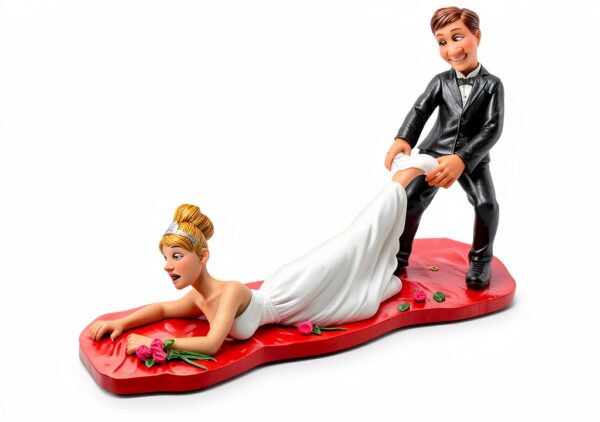 FUNNY COLLECTION MATRIMONIO REGALANDIA Statuetta 14 cm-0