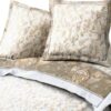 Alpes Blanc - Set di lenzuola Flanella Fleuris 4 pezzi, grigio petalo-2
