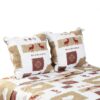 Copriletto Alpes Blanc Megève 260x260 con 2 federe 65x65-1