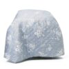 Copriletto Alpes Blanc Grigio Floreale 220x240 cm e 2 federe 65x65 cm-2