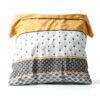 Copripiumino Alpes Blanc Leo 220x240 cm Reversibile Cotone Puro-2
