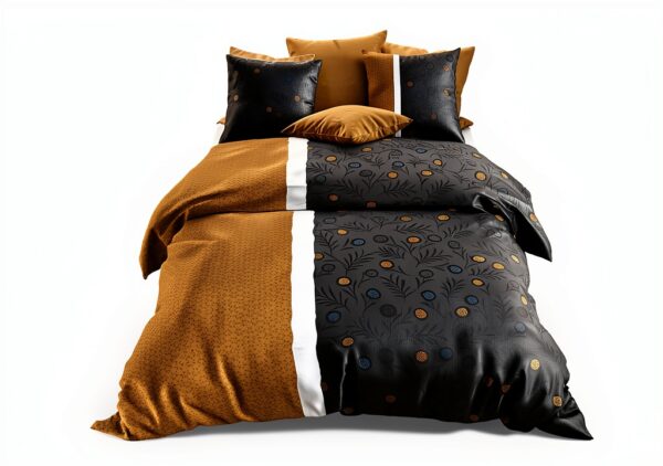 Alpes Blanc Lenzuola Reversibili 140x190 e 160x200 cm Set da Letto-1