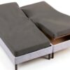 Alpes Blanc Coprimaterasso 2 x 70 x 190 cm, Colore: Grigio, TPR-0