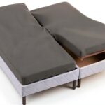 Alpes Blanc Coprimaterasso 2 x 70 x 190 cm, Colore: Grigio, TPR-0