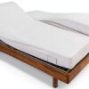 Coprimaterasso Alpes Blanc in cotone 200 g/m² - Bianco 200x160 cm-2