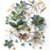 Alpes Blanc - Set di lenzuola Summer Flower 3-4 pezzi, 100% cotone-5