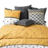 Copripiumino Alpes Blanc Leo 220x240 cm Reversibile Cotone Puro-1