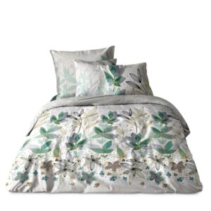 Alpes Blanc - Set di lenzuola Summer Flower 3-4 pezzi, 100% cotone-0