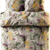 Copripiumino Alpes Blanc Zelia 240x220 cm Reversibile Cotone Biologico-1