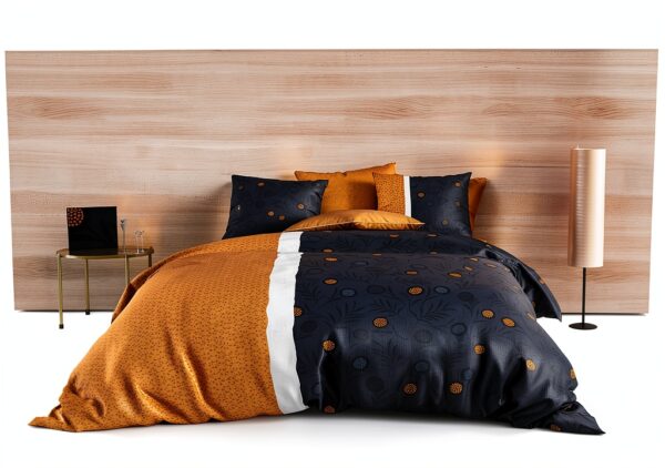 Alpes Blanc Lenzuola Reversibili 140x190 e 160x200 cm Set da Letto-0