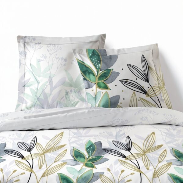 Alpes Blanc - Set di lenzuola Summer Flower 3-4 pezzi, 100% cotone-2