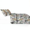Copripiumino Alpes Blanc Zelia 240x220 cm Reversibile Cotone Biologico-2