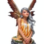 Les Alpes Fairyland Statuina Diorama Fata Shea cm 14-0