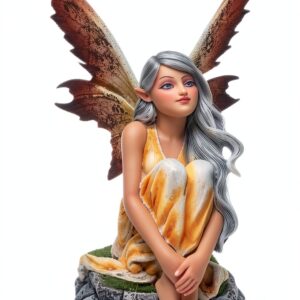 Les Alpes Fairyland Statuina Diorama Fata Shea cm 14-0