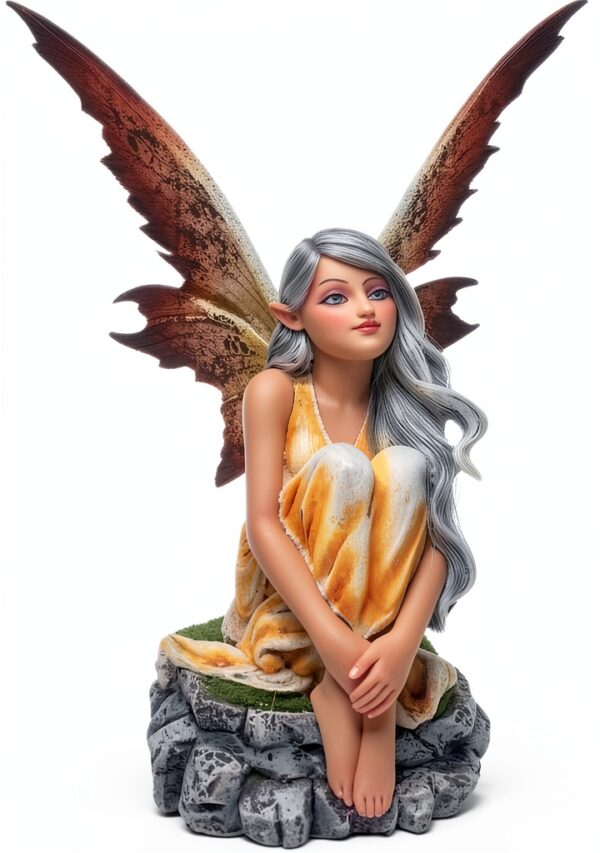 Les Alpes Fairyland Statuina Diorama Fata Shea cm 14-0