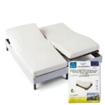 Coprimaterasso Alpes Blanc in cotone 200 g/m² - Bianco 200x160 cm-0