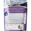 Alpes Blanc Coprimaterasso Spugna Impermeabile, Coprimaterasso Forma Vassoio – Dimensioni – 140 x 190-4