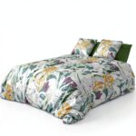 Copripiumino Alpes Blanc Zelia 240x220 cm Reversibile Cotone Biologico-0