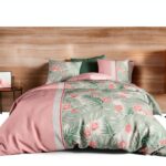Alpes Blanc Parure di lenzuola 140 x 190 cm e 160 x 200 cm (Bora, 140 x 190 cm)-0