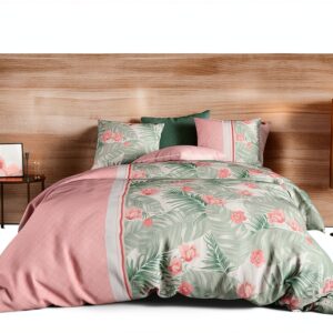 Alpes Blanc Parure di lenzuola 140 x 190 cm e 160 x 200 cm (Bora, 140 x 190 cm)-0