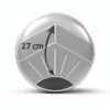 Proteggi Materasso Alpes Blanc Mollettone Impermeabile PVC 90x200-3