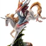 Fairy Land Collection Fata NEMII sul Cavallo h 27 cm Les Alpes Original-0