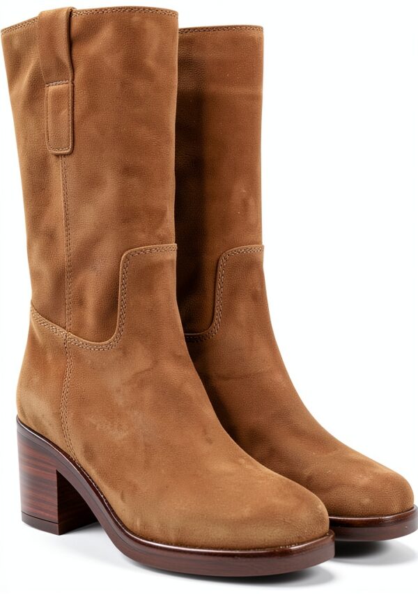 ALPE Stivali Dakota in pelle color talpa-1