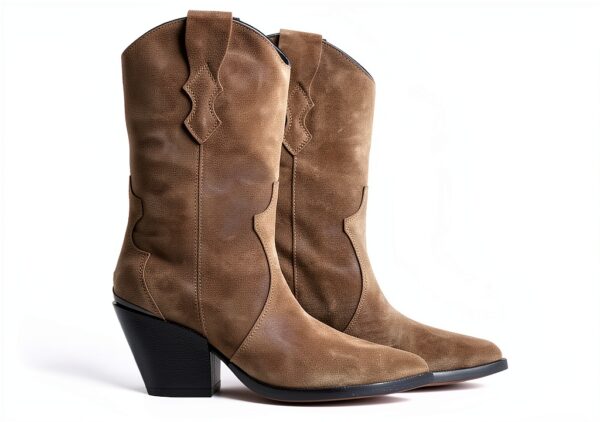 ALPE - Stivaletto Texano Taupe-0